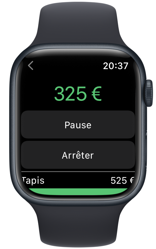 Extension Apple Watch pour Poker Analytics